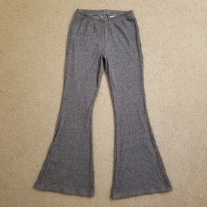 Ribbed flare pants